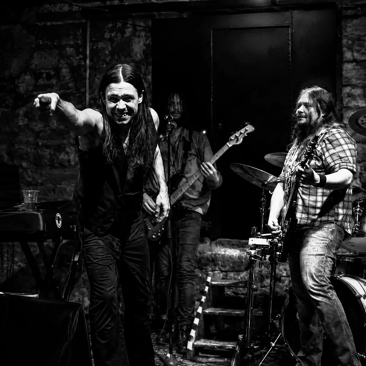 OZZ live schwarz-weiß